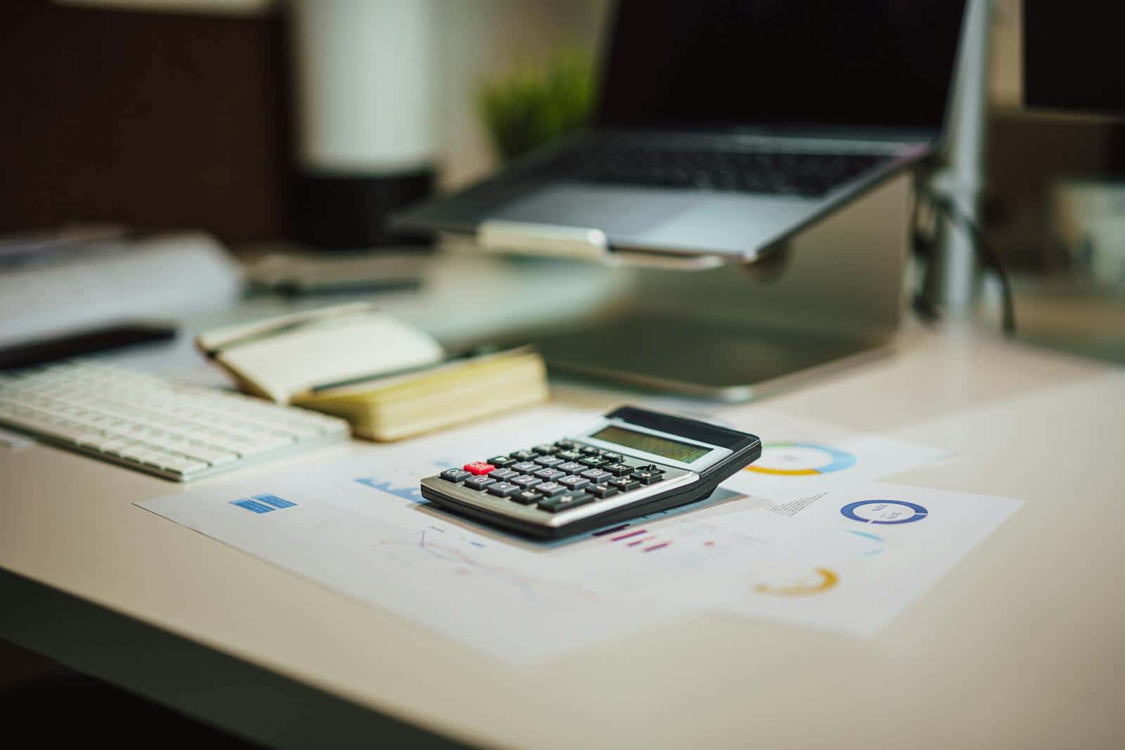 Home energy planning documents on a desk